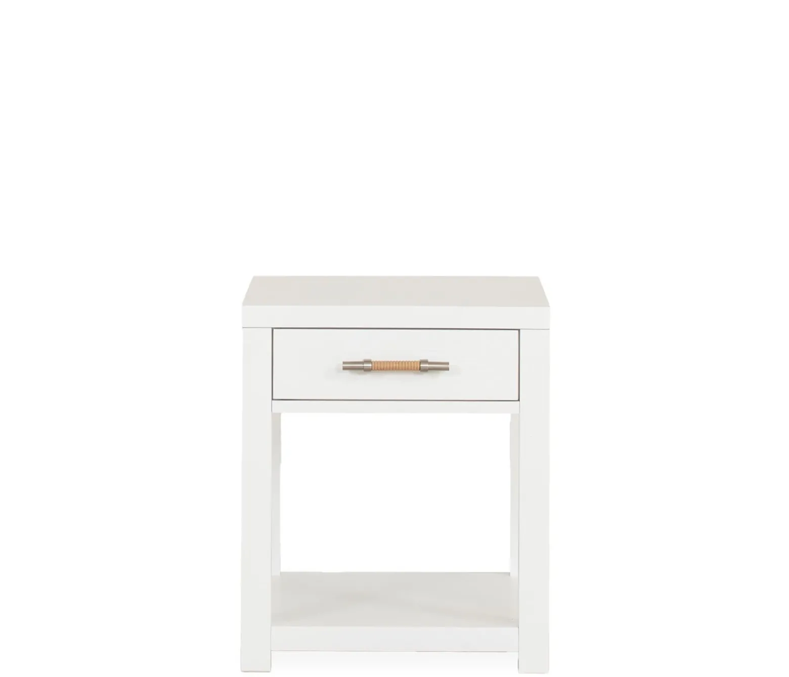 Palisades End Table - White