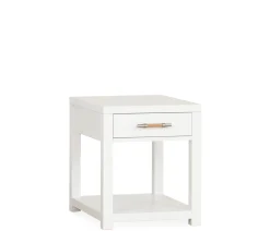 Palisades End Table - White