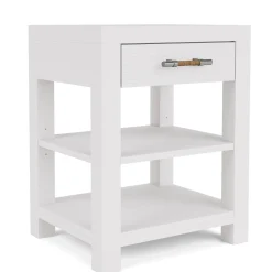 Palisades One Drawer Nightstand - White