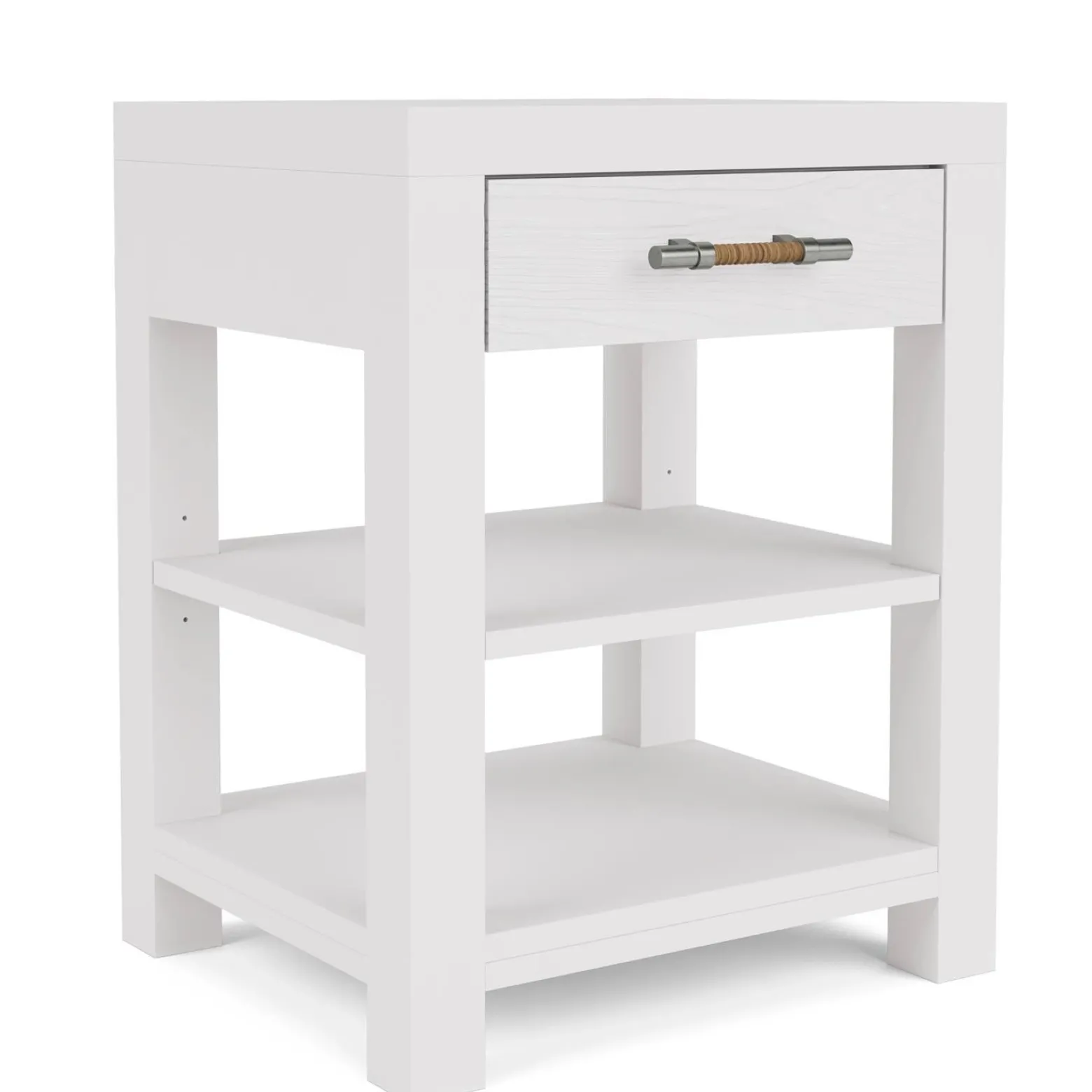 Palisades One Drawer Nightstand - White
