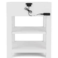 Palisades One Drawer Nightstand - White