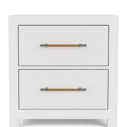 Palisades Two Drawer Nightstand - White