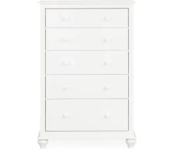 Pocasset 5-Drawer Chest - White