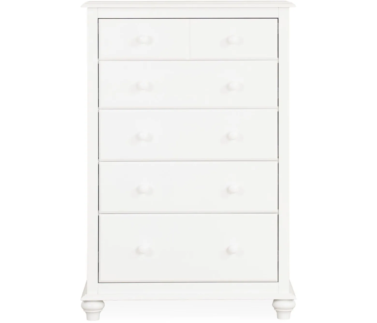 Pocasset 5-Drawer Chest - White