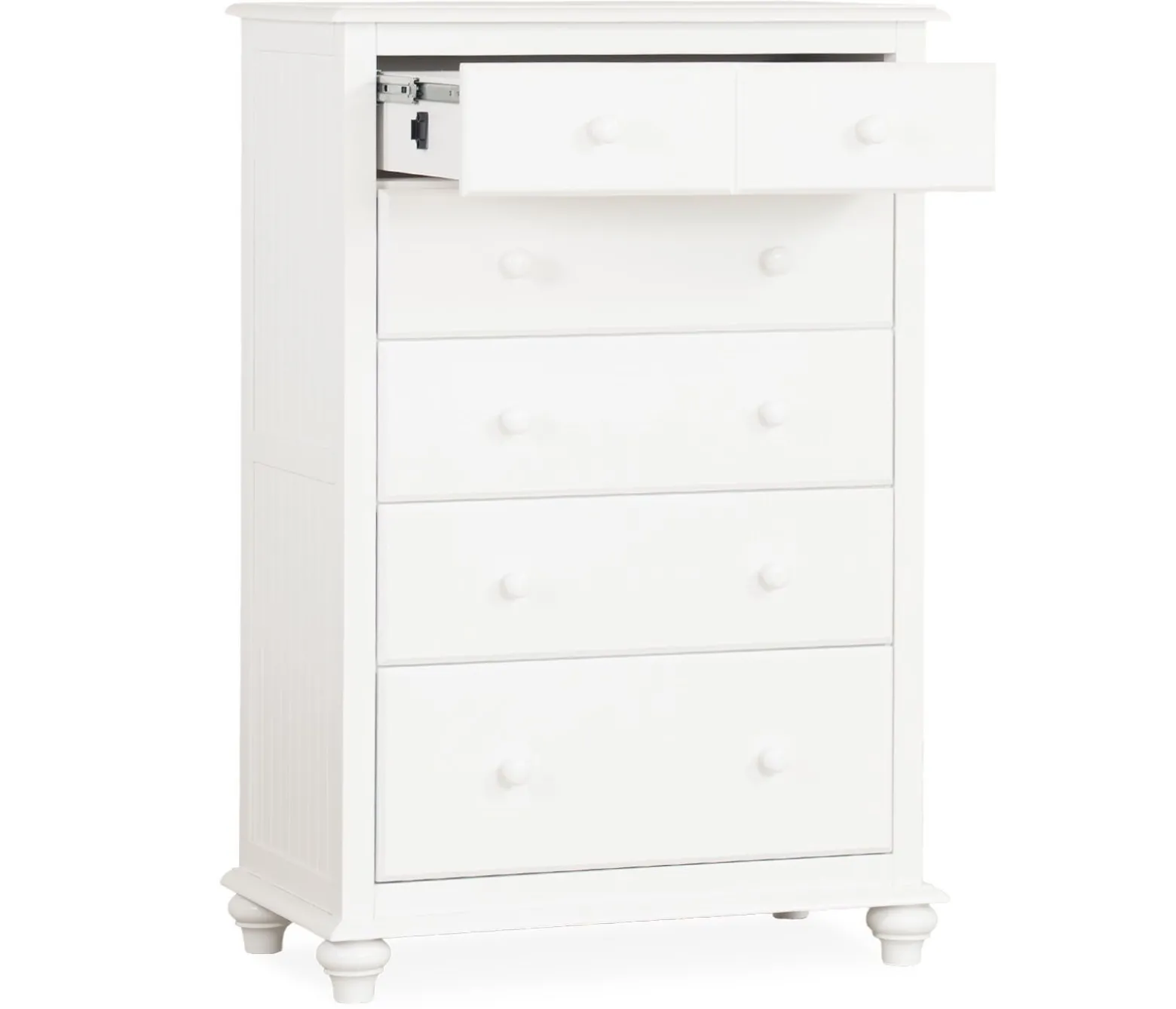 Pocasset 5-Drawer Chest - White