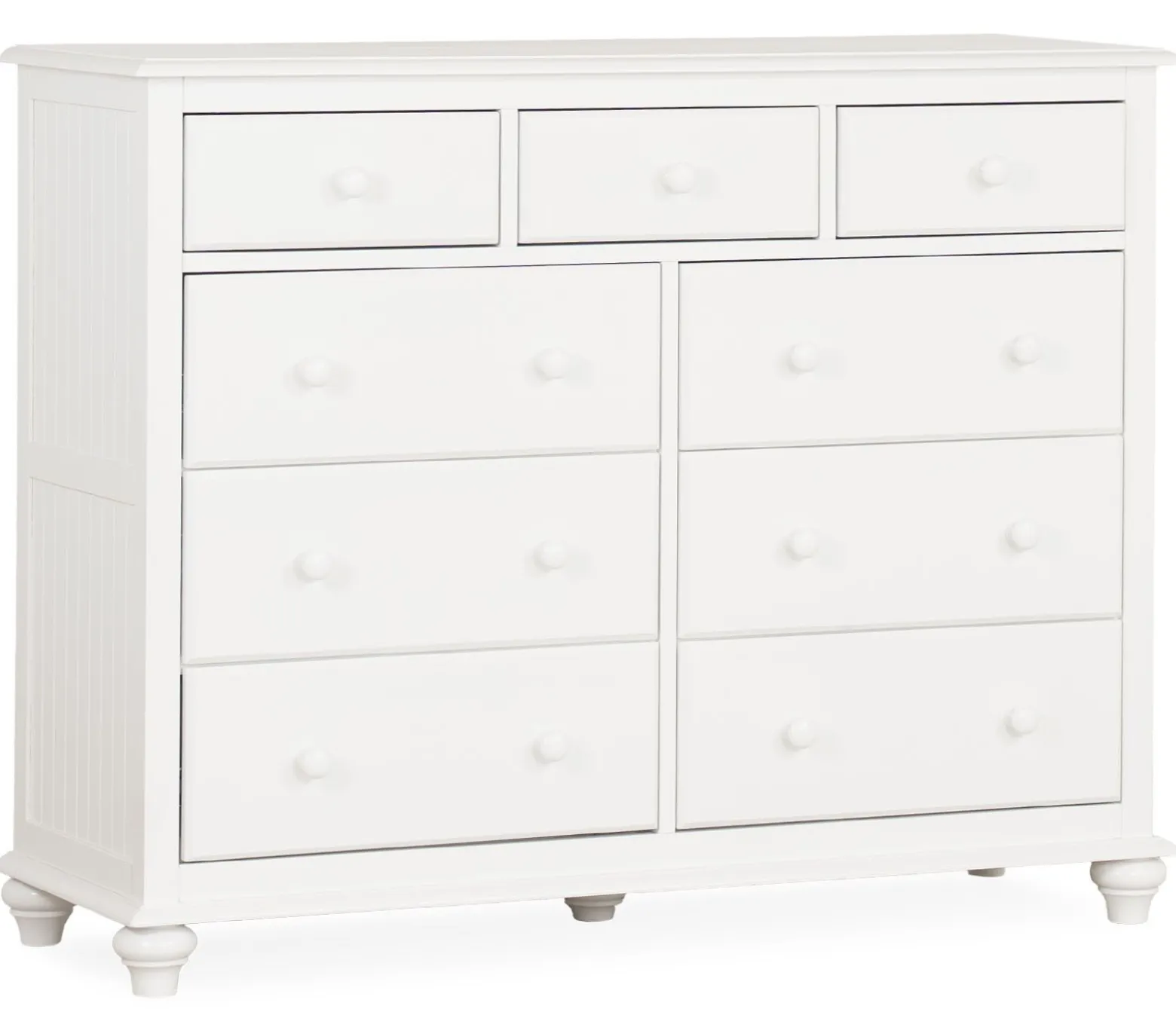 Pocasset 9-Drawer Dresser - White
