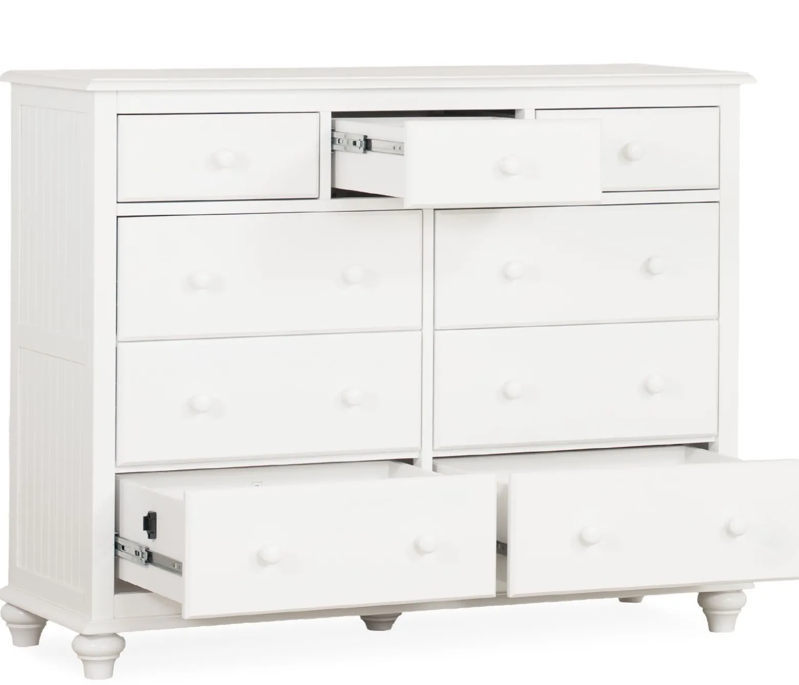 Pocasset 9-Drawer Dresser - White