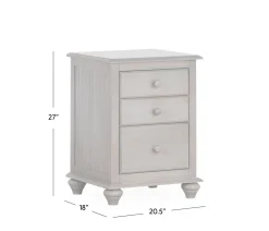 Pocasset 3-Drawer Nightstand - Driftwood