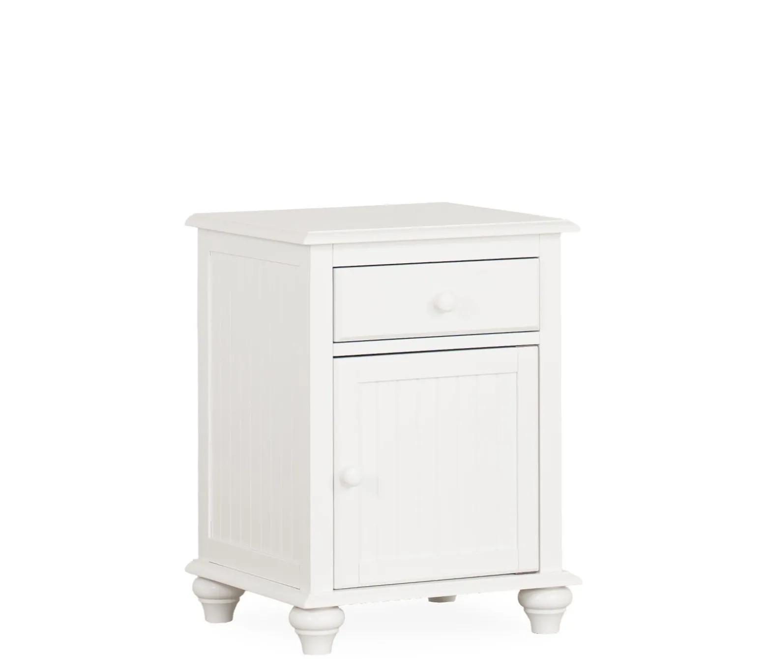 Pocasset 1-Drawer Nightstand - White