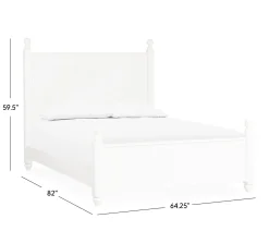 Pocasset Queen Bed - White