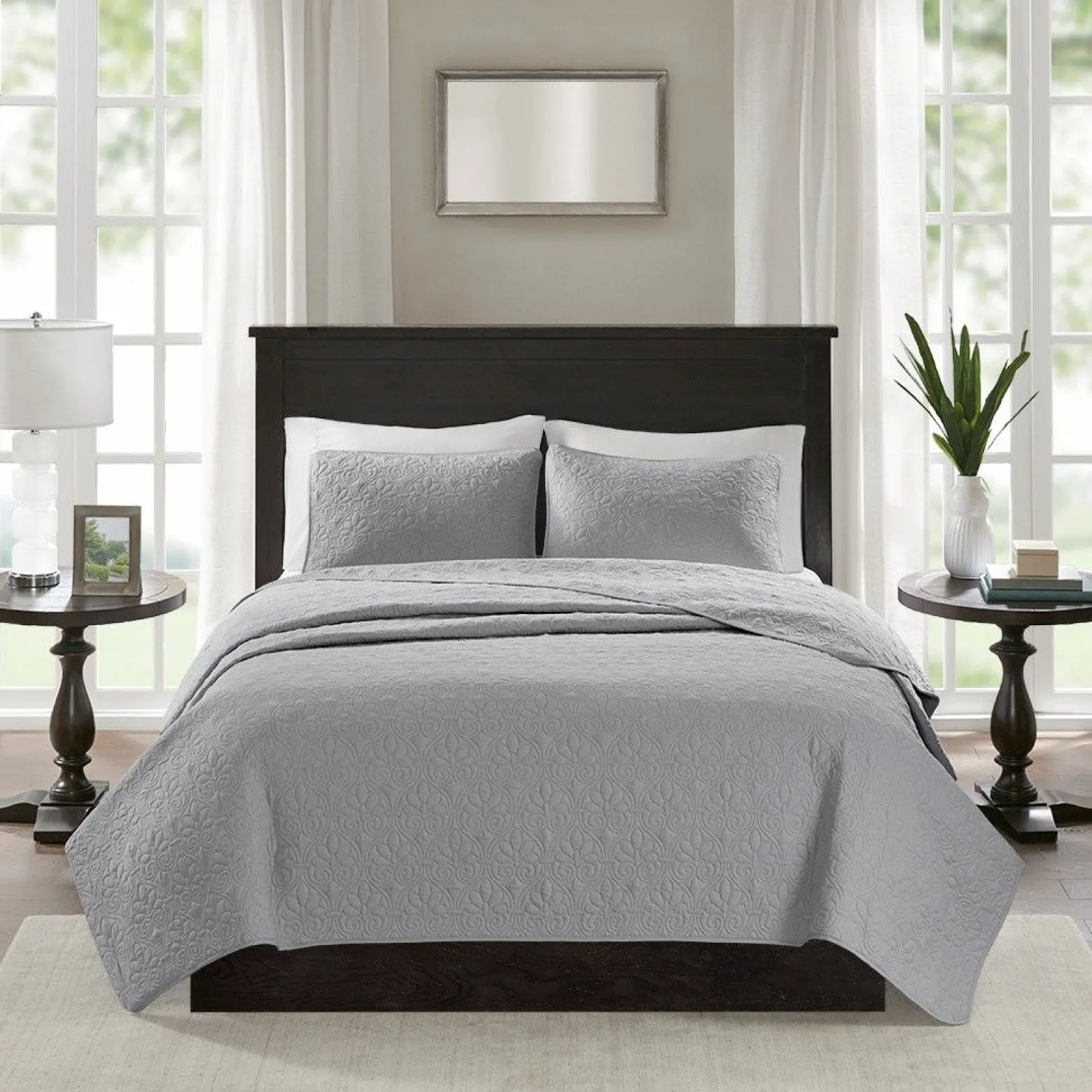 Quebec Reversible 3-Piece Coverlet Set - Full/Queen