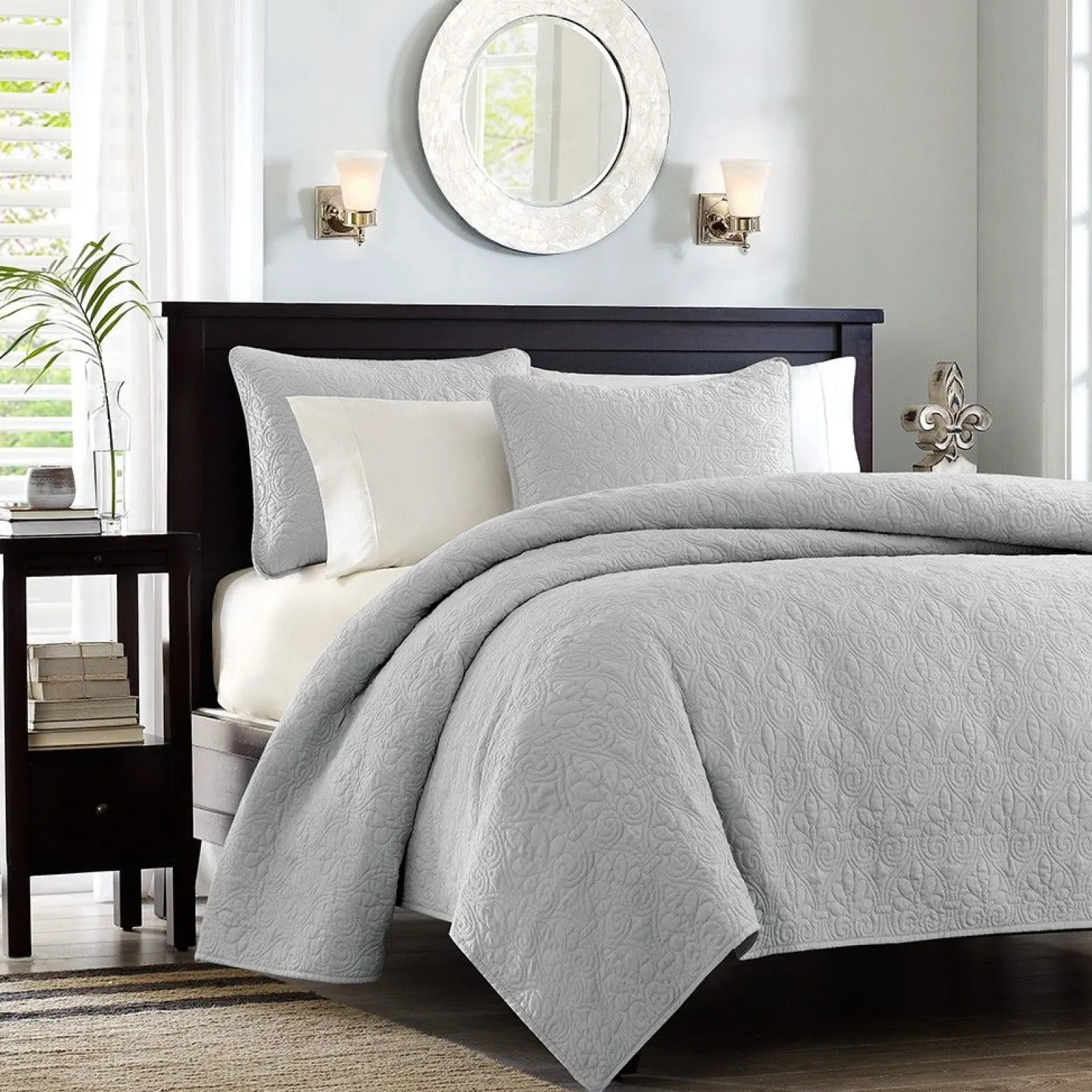 Quebec Reversible 3-Piece Coverlet Set - Full/Queen