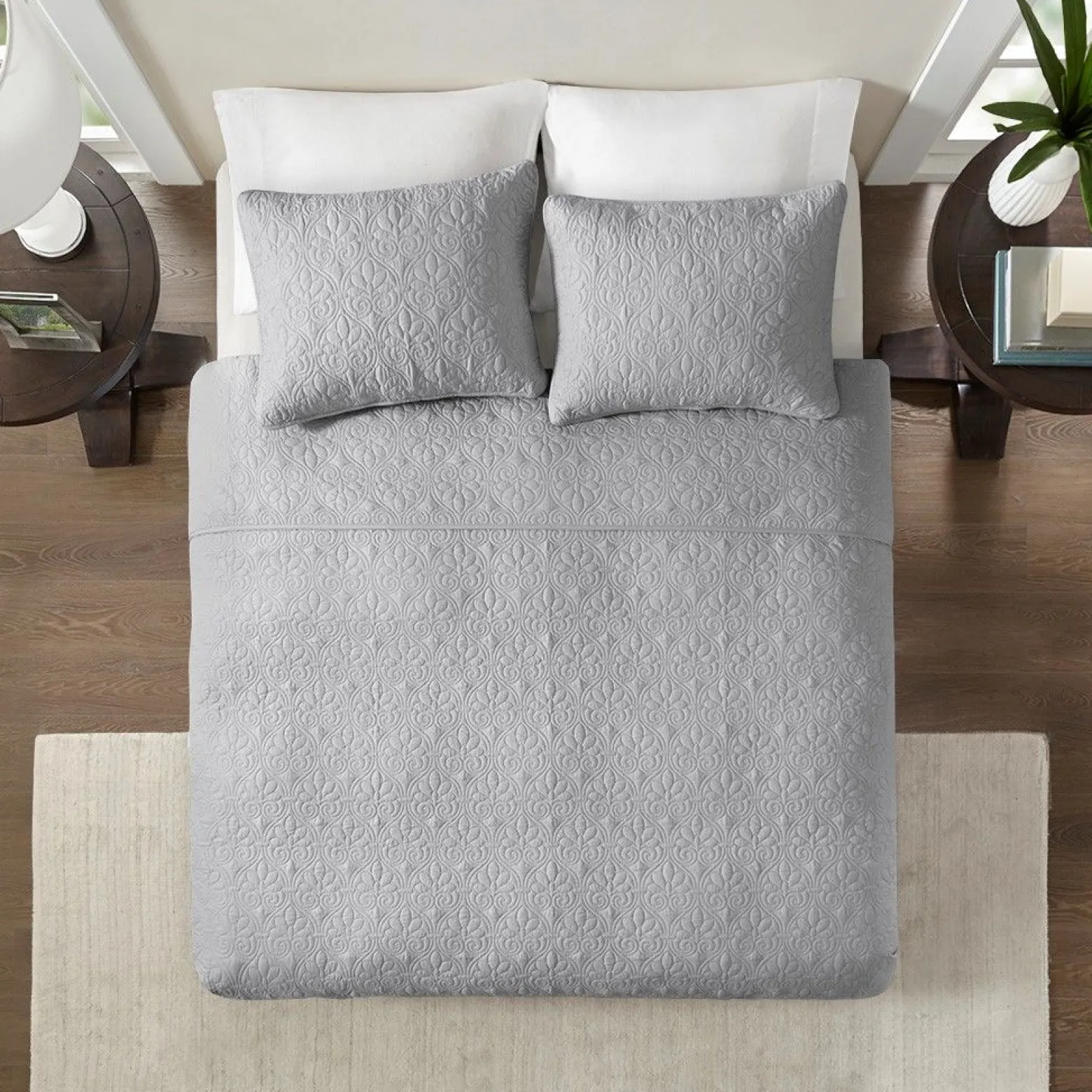 Quebec Reversible 3-Piece Coverlet Set - Full/Queen