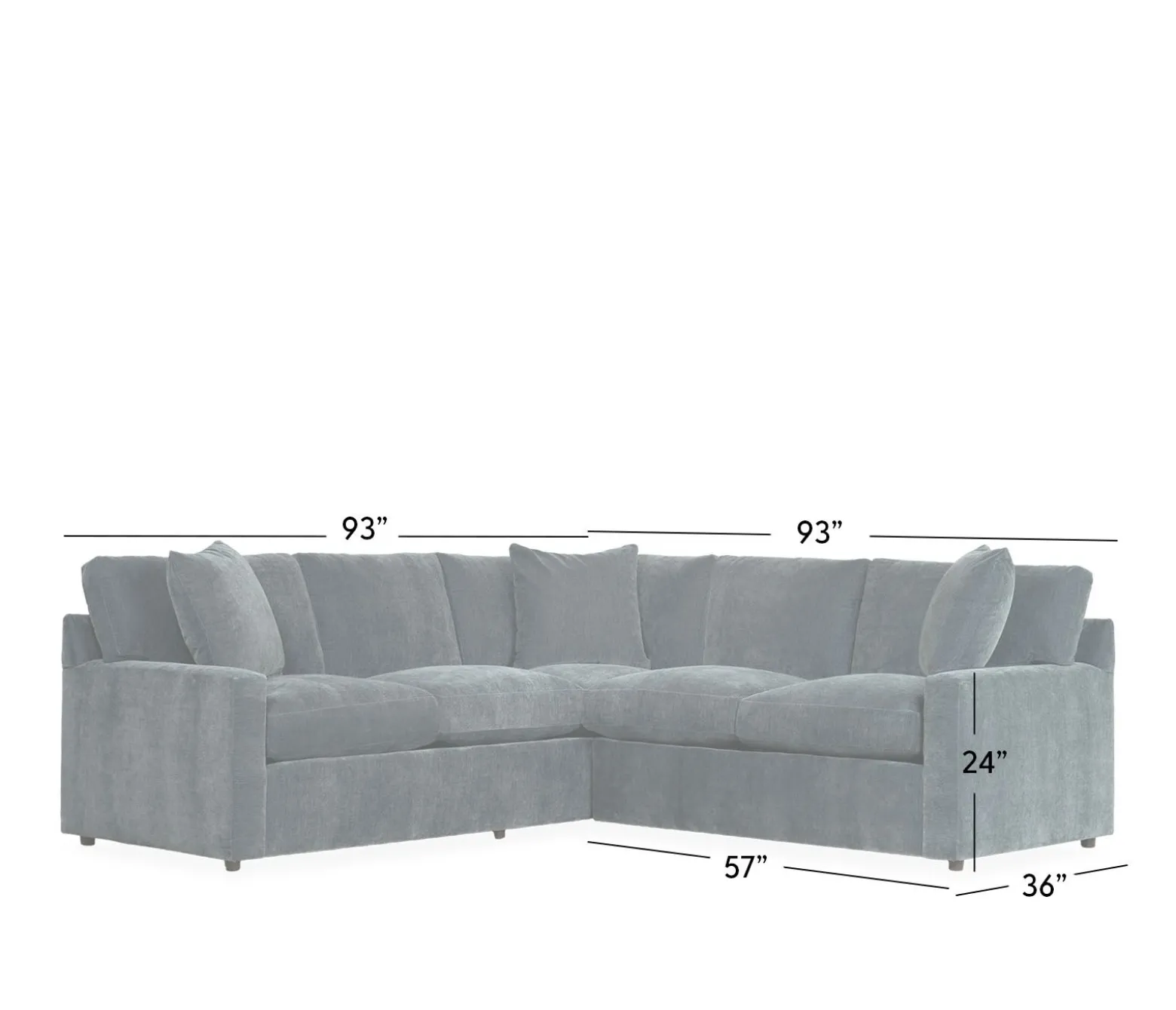 Rhodes 2-Piece Sectional - LSE with corner and RSE 2 seat end
