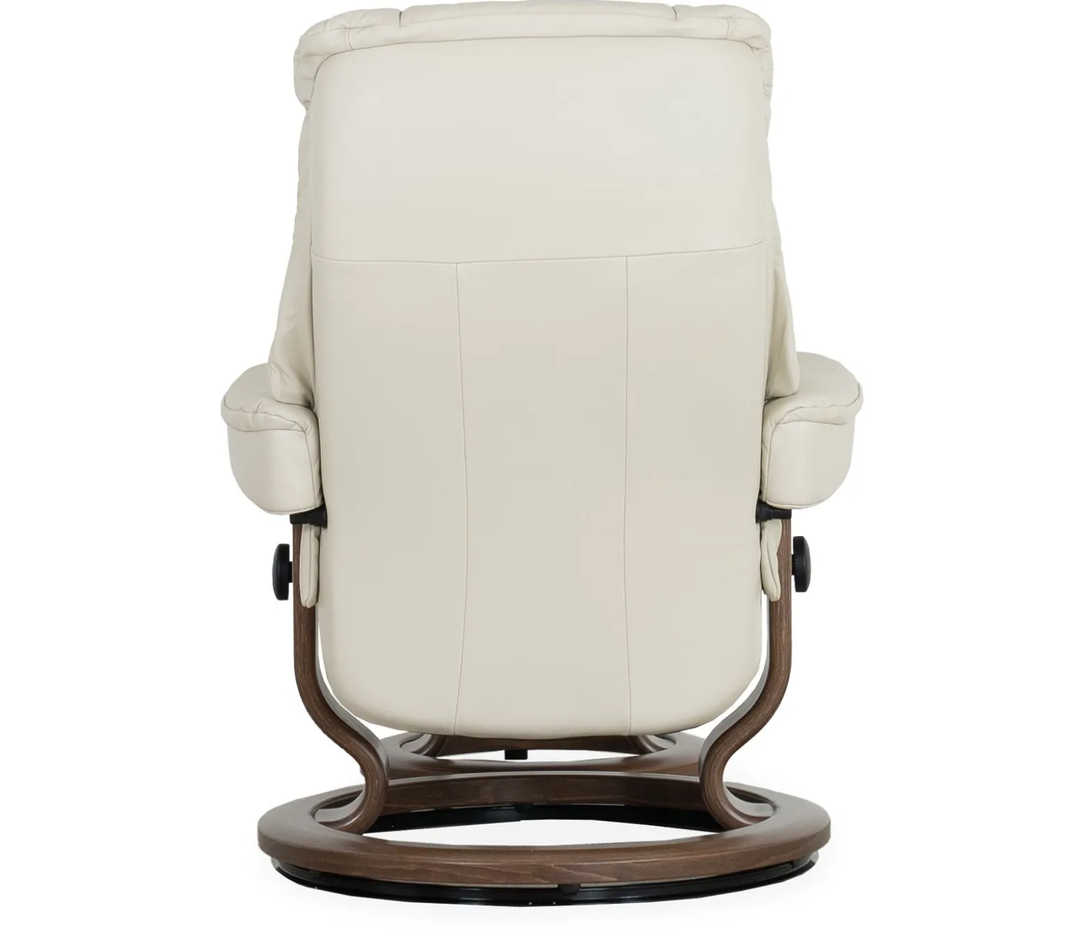 Stressless® Mayfair Small Classic Recliner & Ottoman - Paloma Light Grey