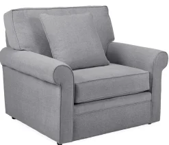 Stuart Chair & a Half - Gray