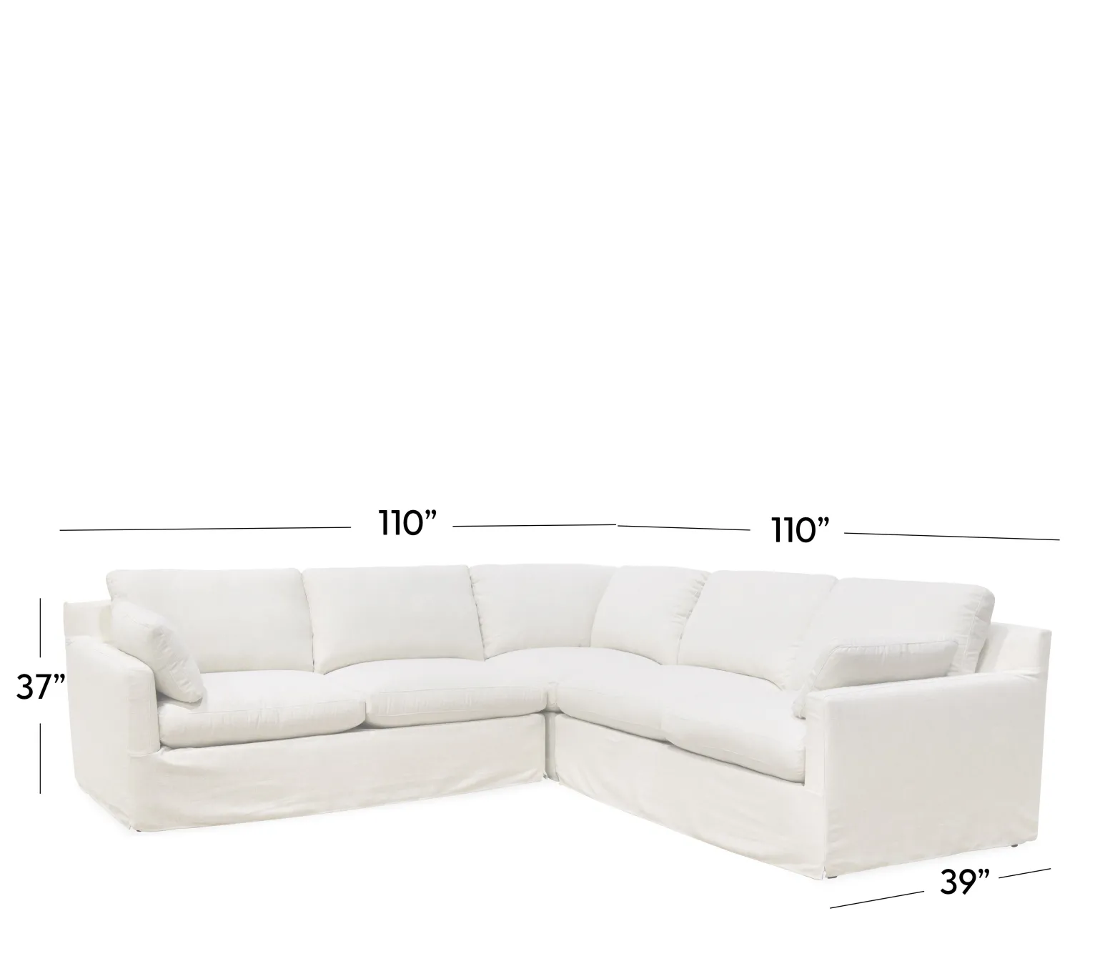 Sydney 3 PC Sectional RSE & LSE 2 Seat with Corner