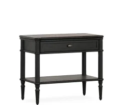 Toulouse 1-Drawer Nightstand - Black
