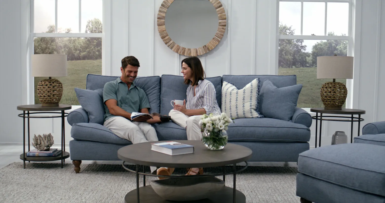 Trista Round End Table