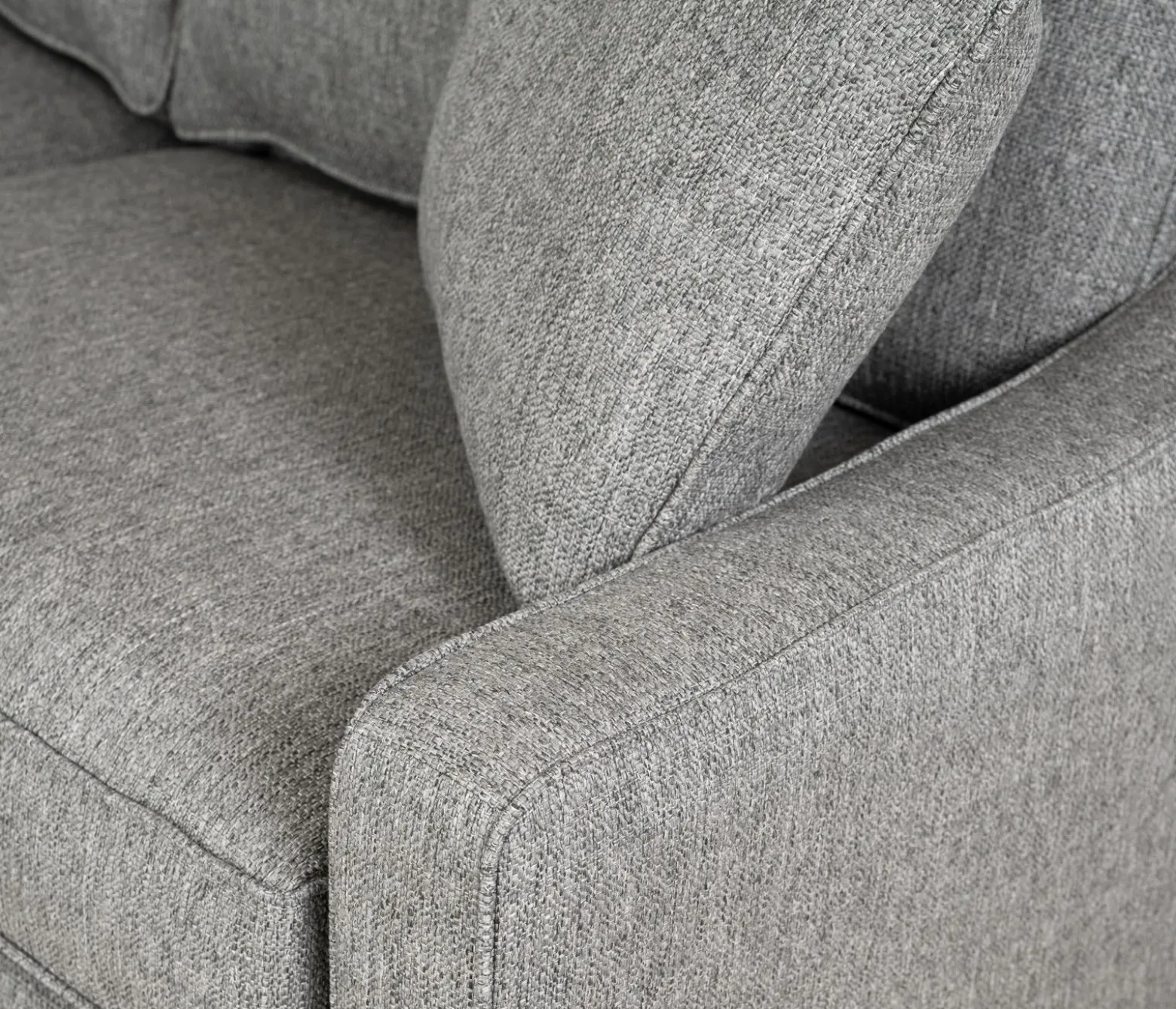 Twilight 3-Piece Sectional RHF Sofa w/ Armless Apt. Sofa, LHF Chaise