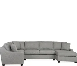 Twilight 3-Piece Sectional LHF Sofa w/ Armless Apt. Sofa, RHF Chaise
