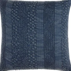 Waffle Navy Pillow
