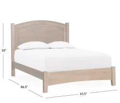 Wellington Queen Bed - Almond