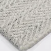 Zigzag Rug - Silver - 5' x 7'6